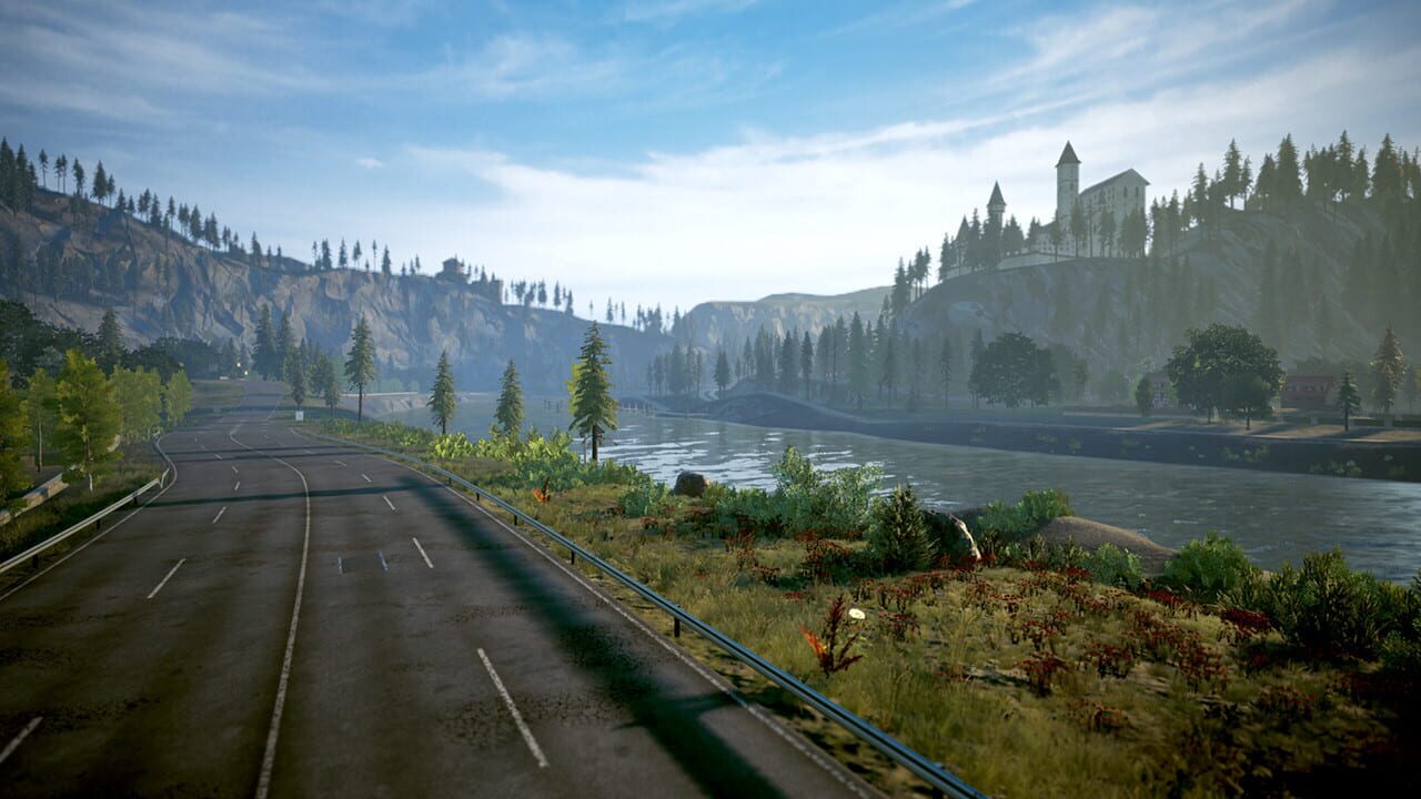 Screenshot for Fernbus Simulator: Rhine Gorge