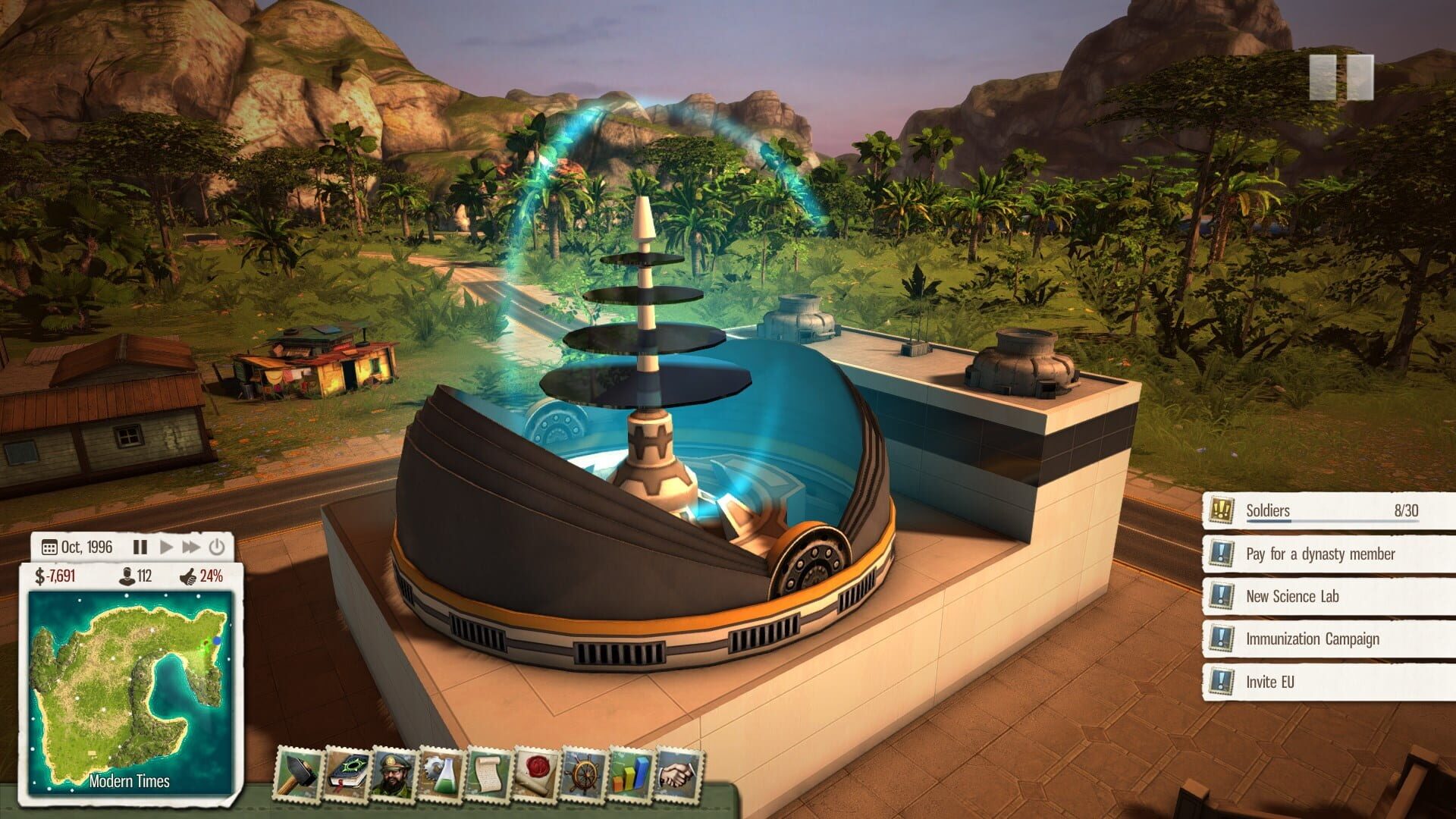 Screenshot for Tropico 5: Supervillain