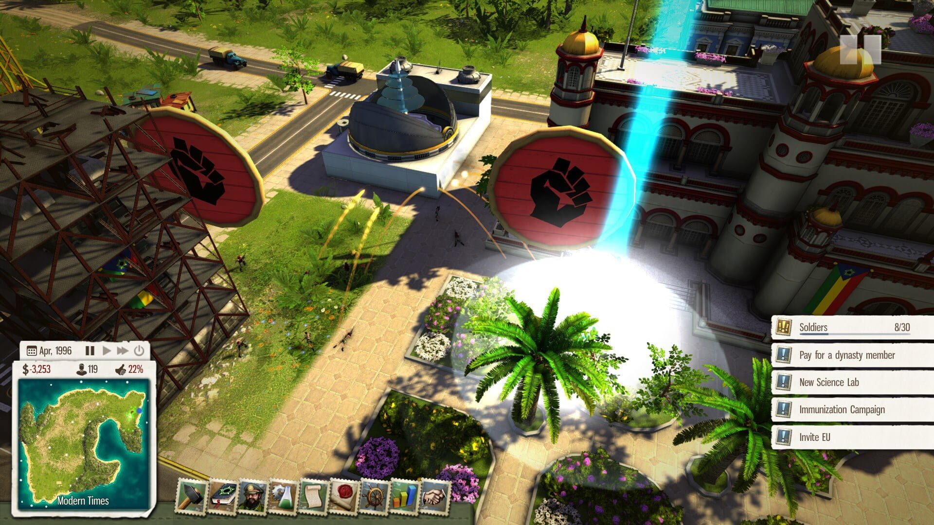 Screenshot for Tropico 5: Supervillain