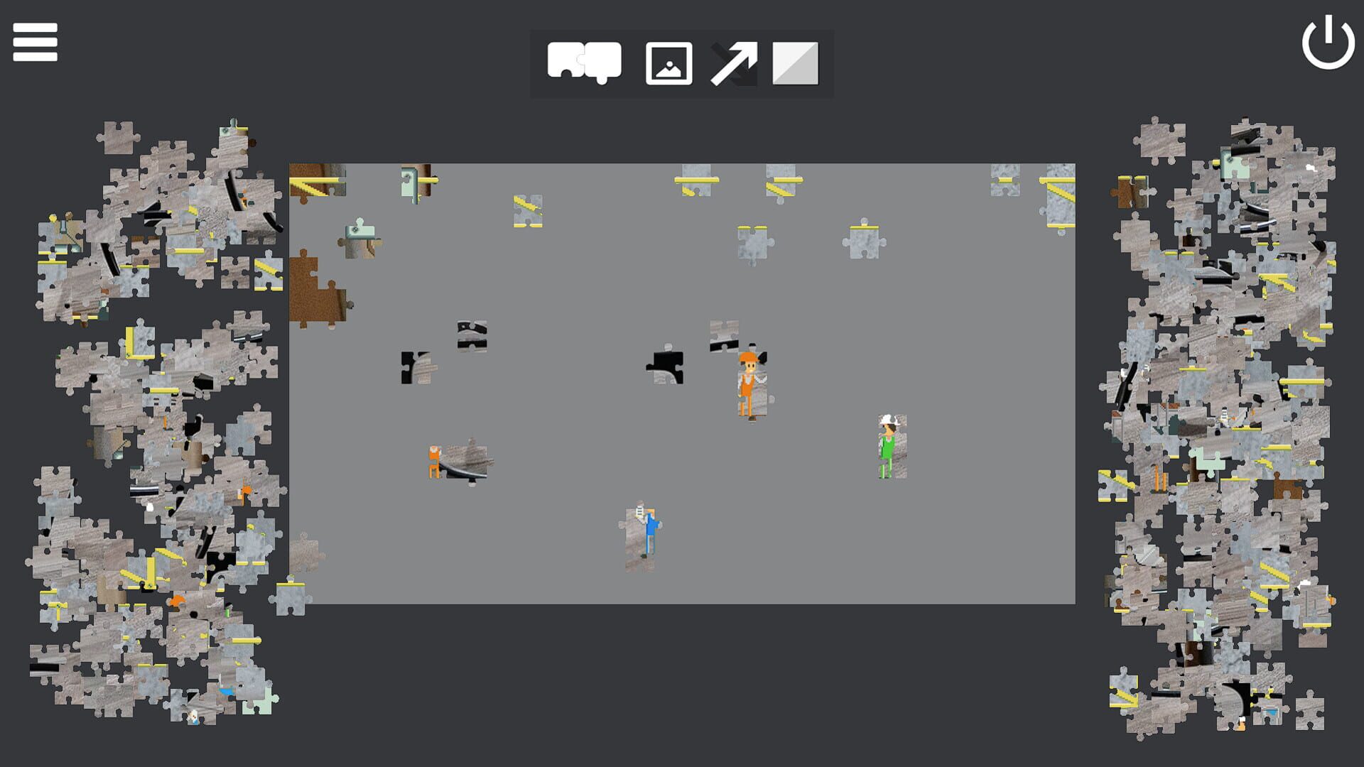 Screenshot for Invisible Services: Pixel Art Jigsaw Puzzle