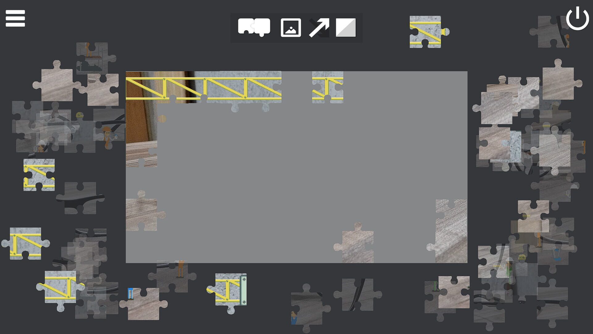 Screenshot for Invisible Services: Pixel Art Jigsaw Puzzle