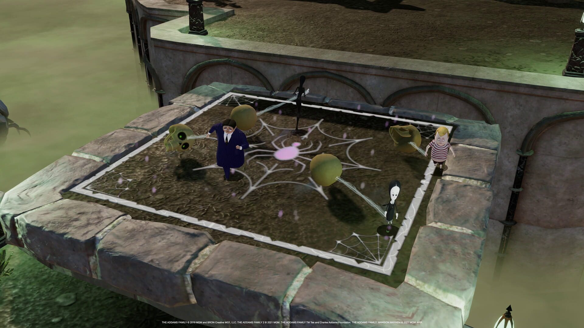Screenshot for The Addams Family: Mansion Mayhem