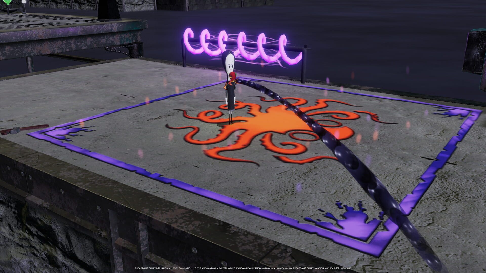 Screenshot for The Addams Family: Mansion Mayhem
