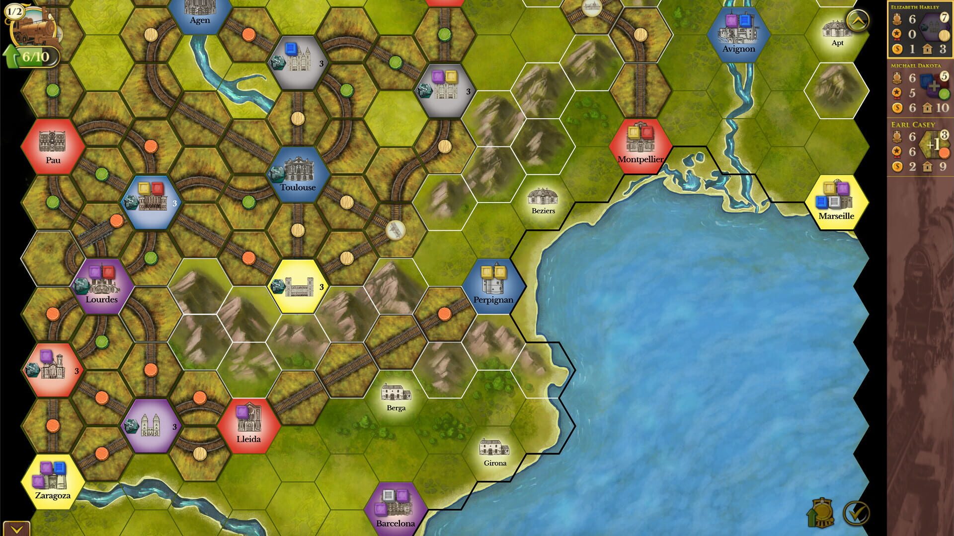 Screenshot for Steam: Rails to Riches - Carcassonne Map