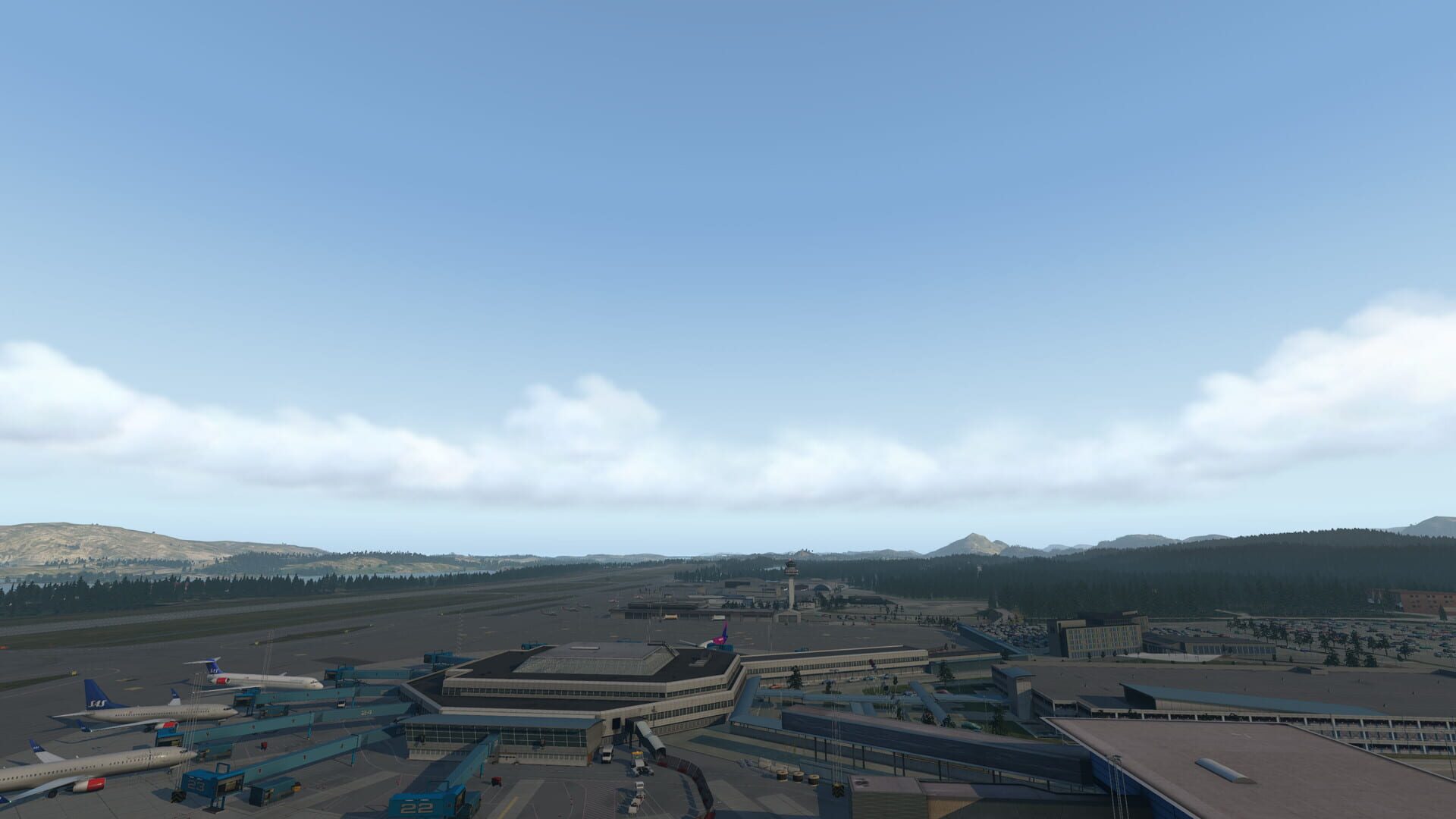 Screenshot for X-Plane 11: Aerosoft - Airport Bergen