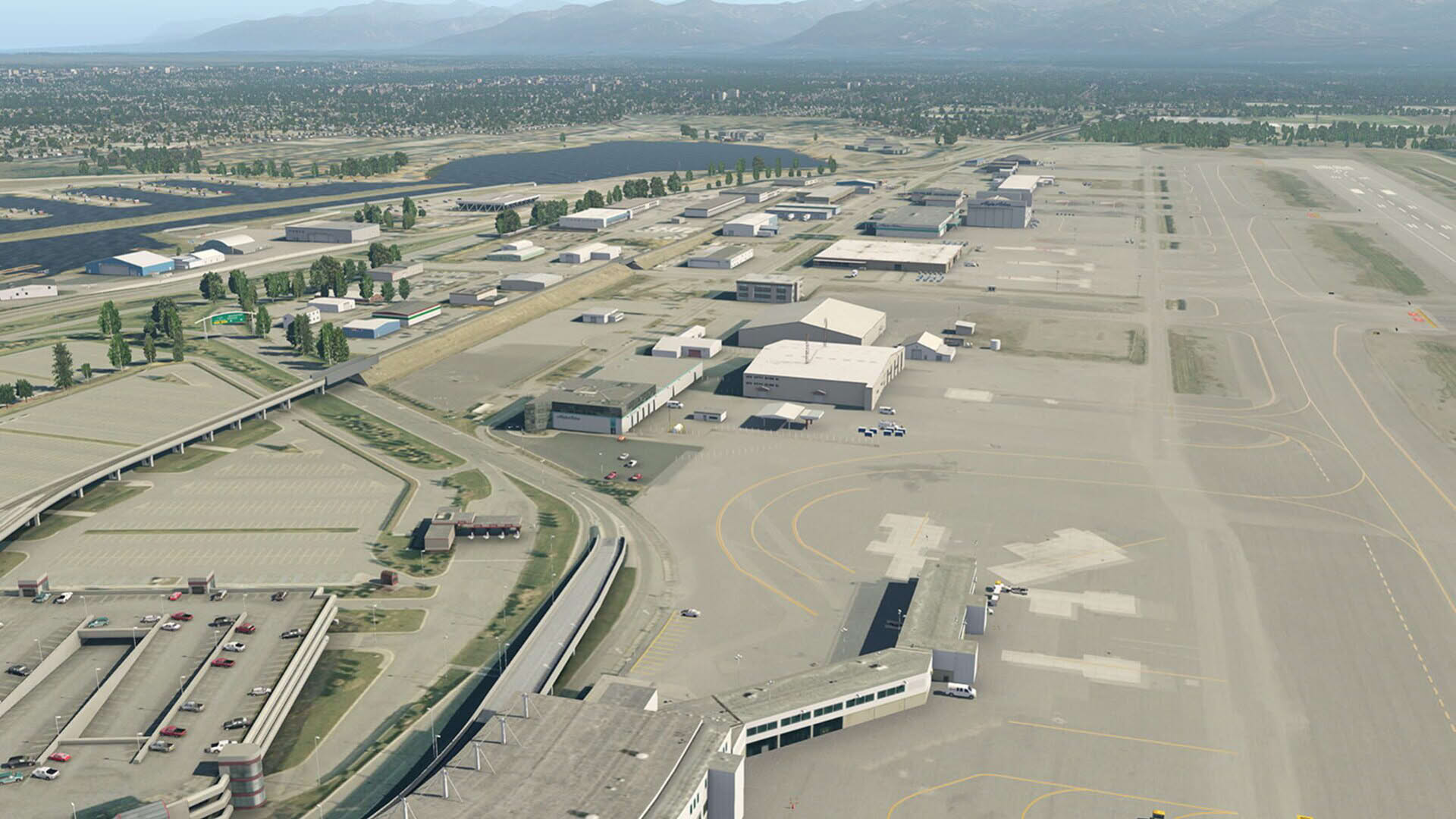 Screenshot for X-Plane 11: Aerosoft - Airport Anchorage