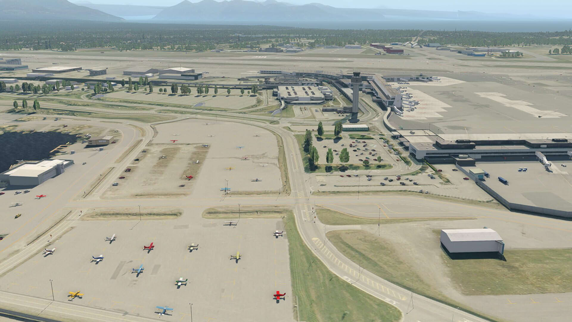 Screenshot for X-Plane 11: Aerosoft - Airport Anchorage