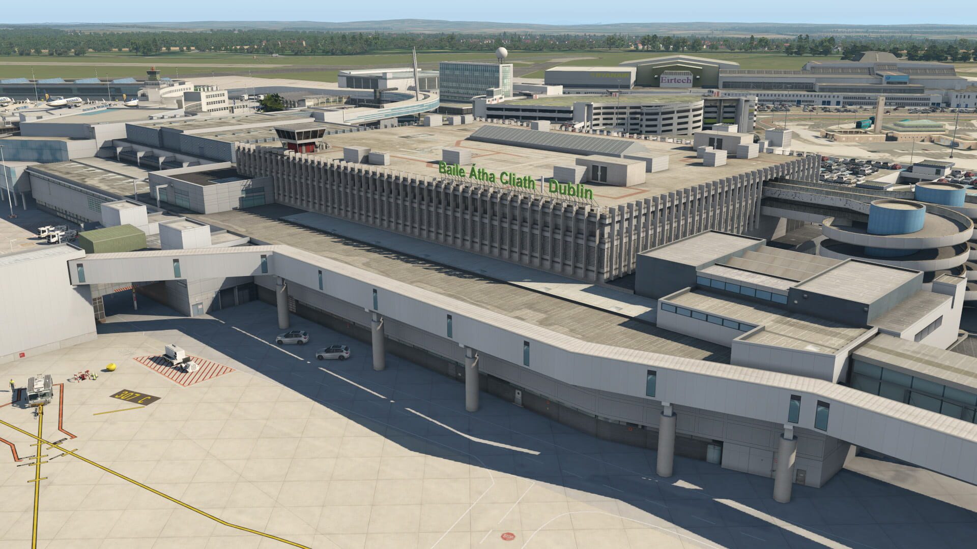 Screenshot for X-Plane 11: Aerosoft - Airport Dublin V2.0