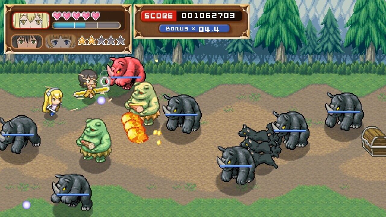 Screenshot for Is It Wrong to Try to Shoot 'em Up Girls in a Dungeon?