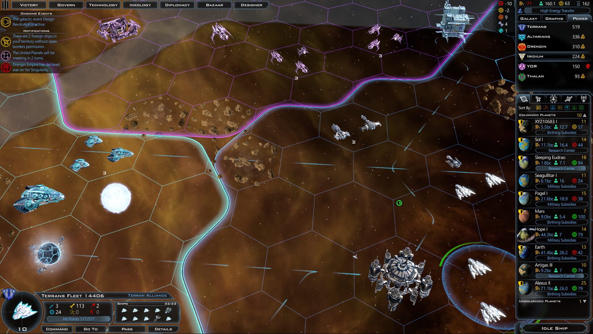 Screenshot for Galactic Civilizations III: Lost Treasures DLC