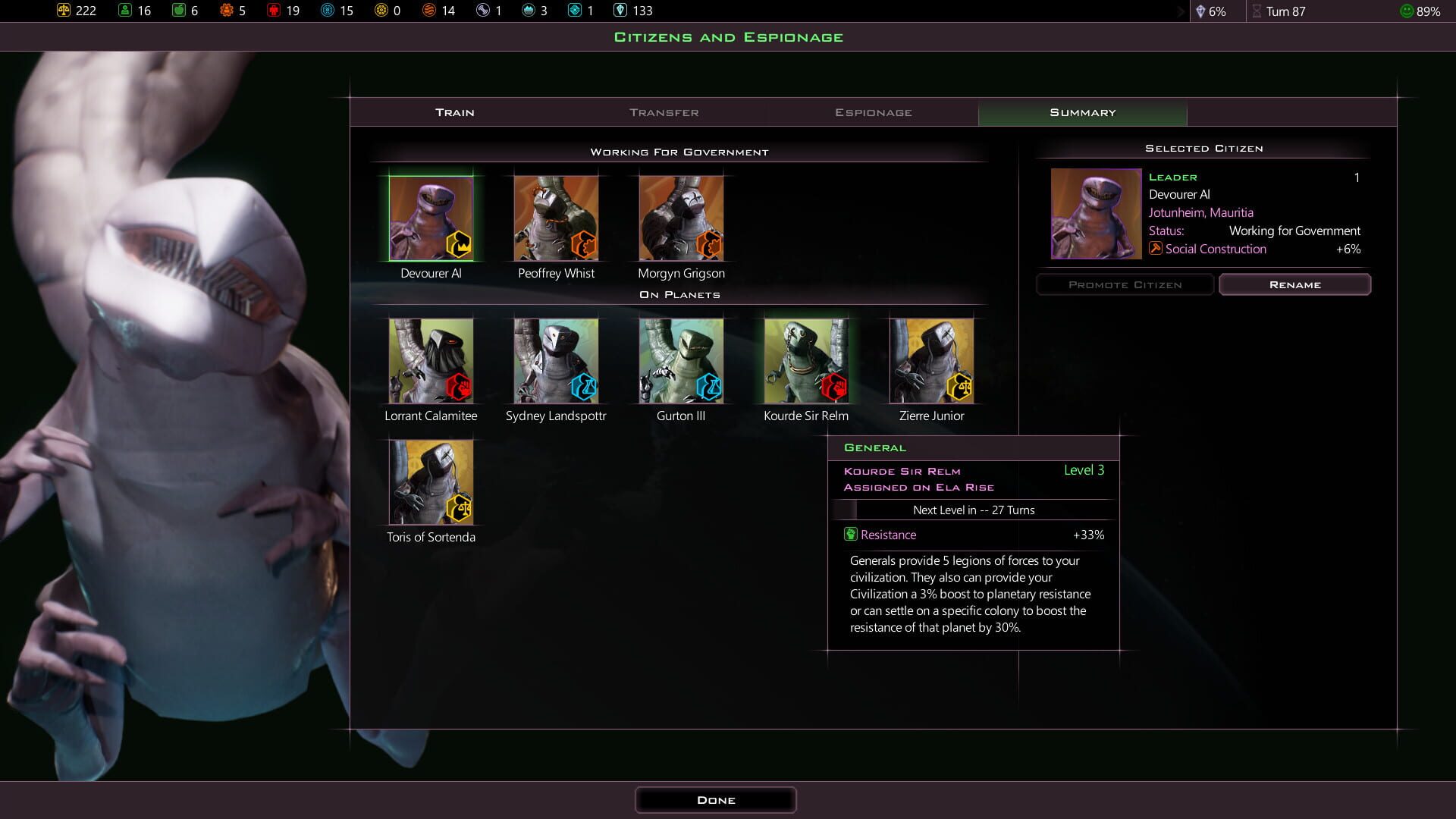 Screenshot for Galactic Civilizations III: Villains of Star Control - Origins
