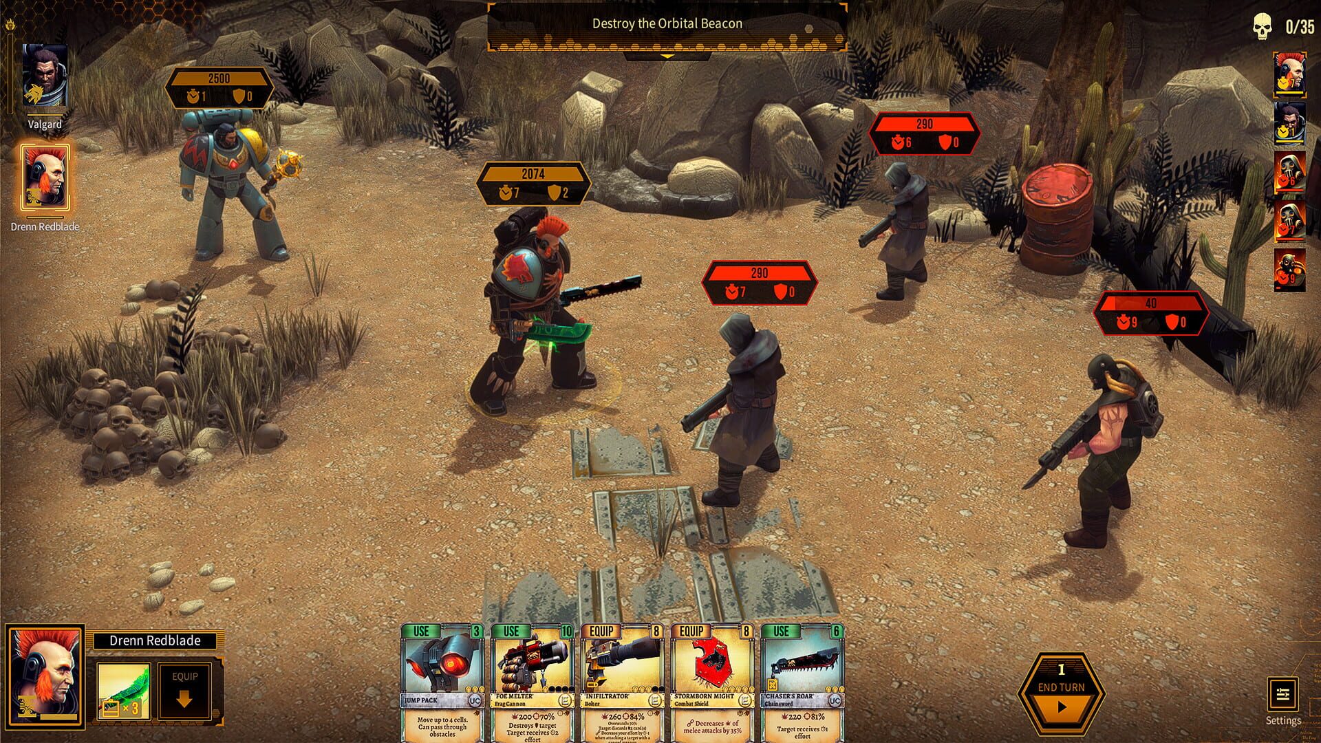 Screenshot for Warhammer 40,000: Space Wolf - Drenn Redblade
