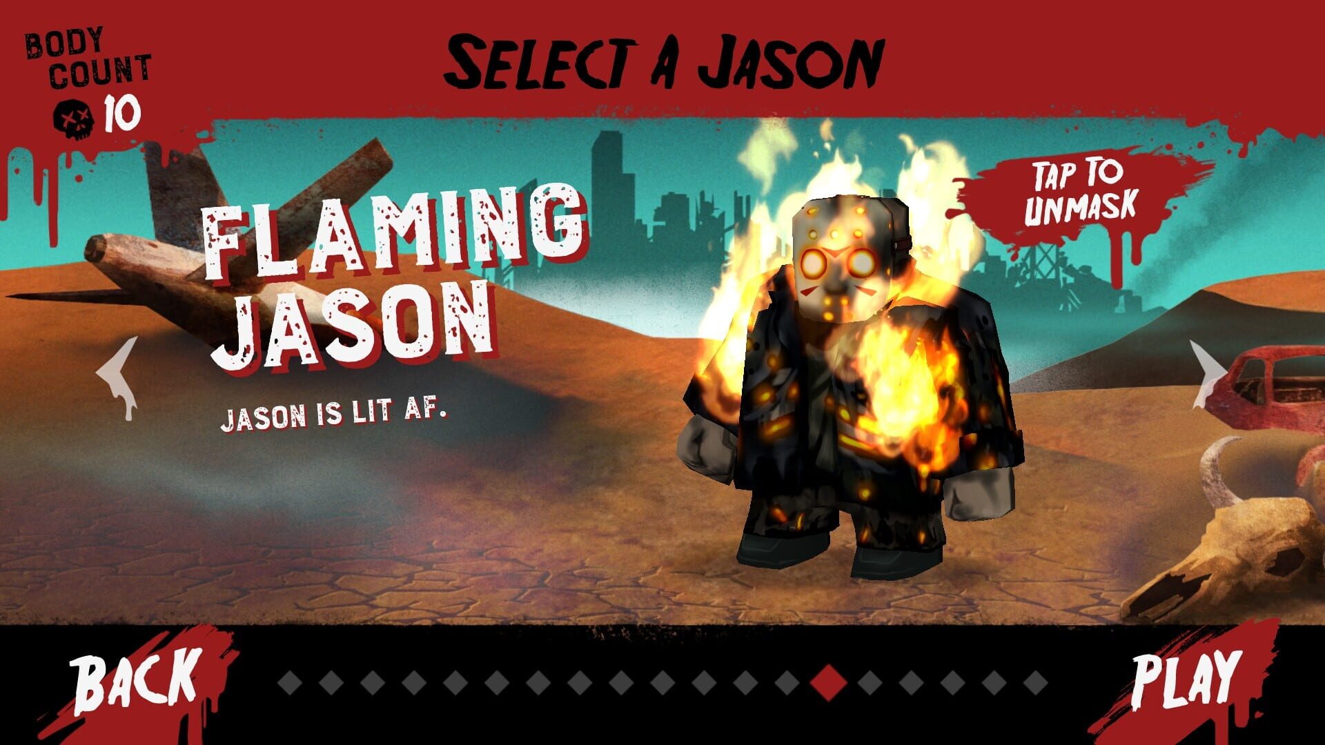 Screenshot for Friday the 13th: Killer Puzzle - Flaming Jason