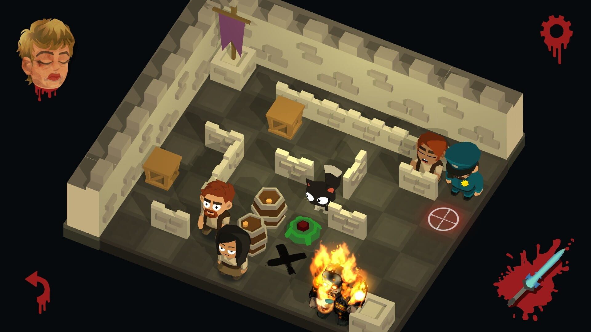 Screenshot for Friday the 13th: Killer Puzzle - Flaming Jason