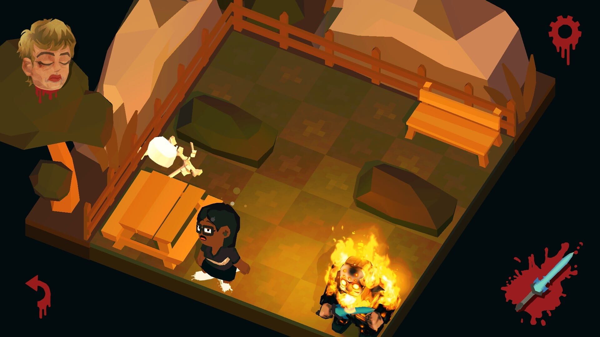 Screenshot for Friday the 13th: Killer Puzzle - Flaming Jason