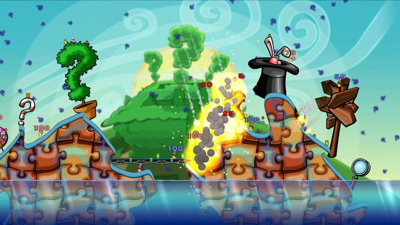 Screenshot for Worms Reloaded: Puzzle Pack
