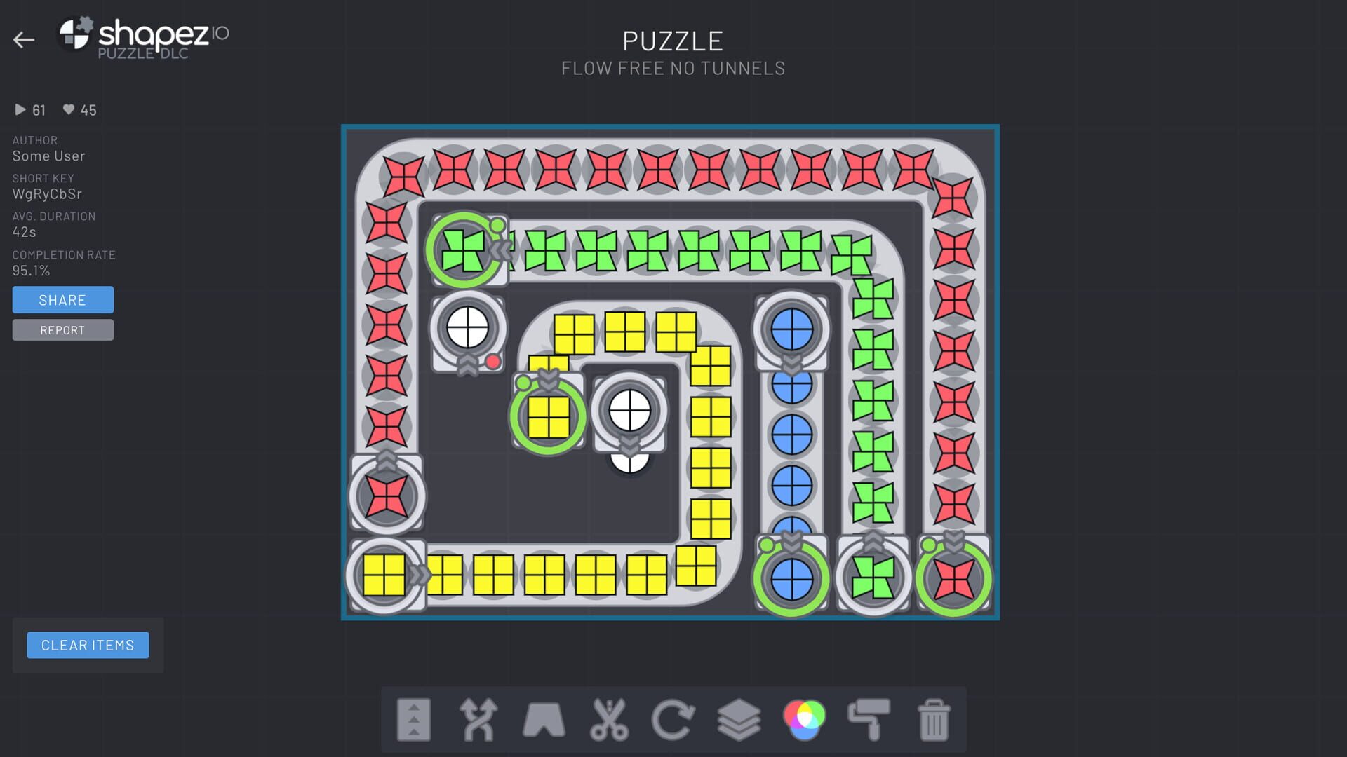 Screenshot for shapez.io: Puzzle DLC