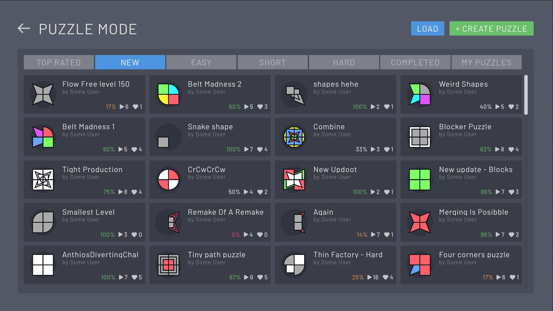 Screenshot for shapez.io: Puzzle DLC