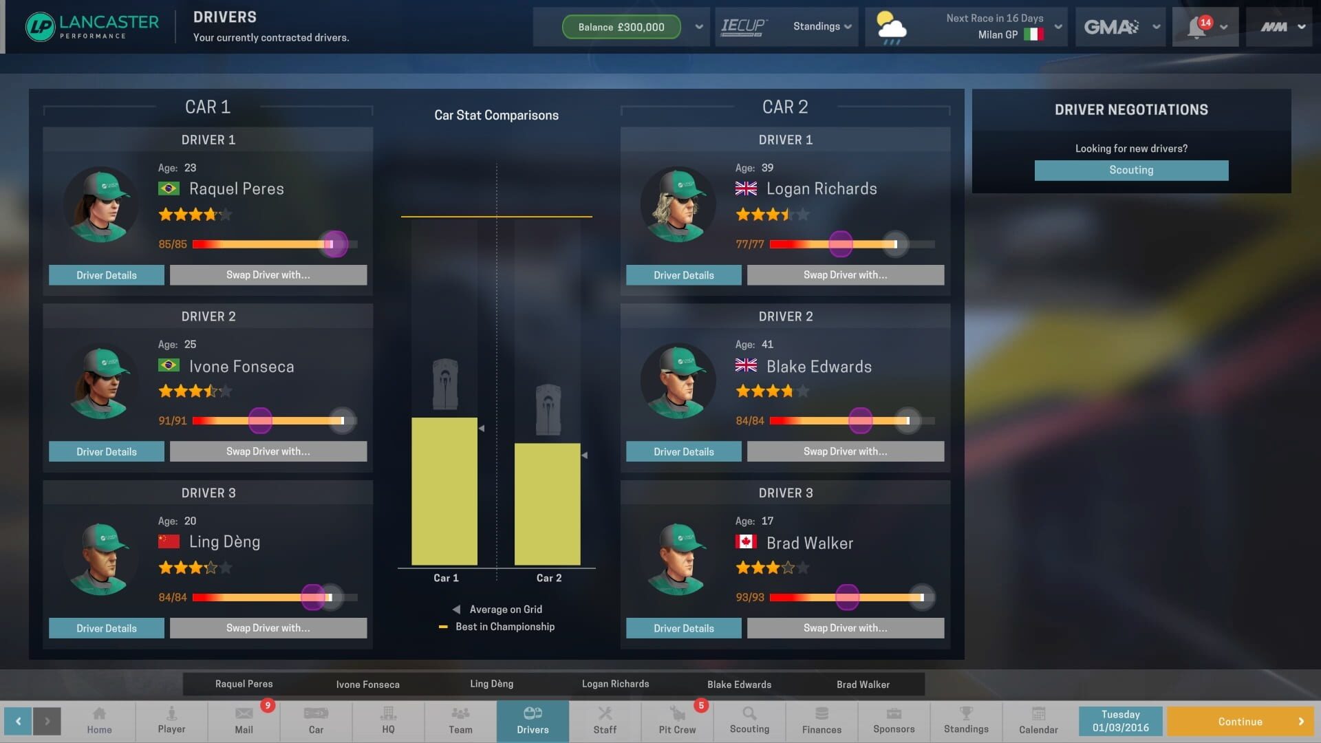Screenshot for Motorsport Manager: Endurance Series