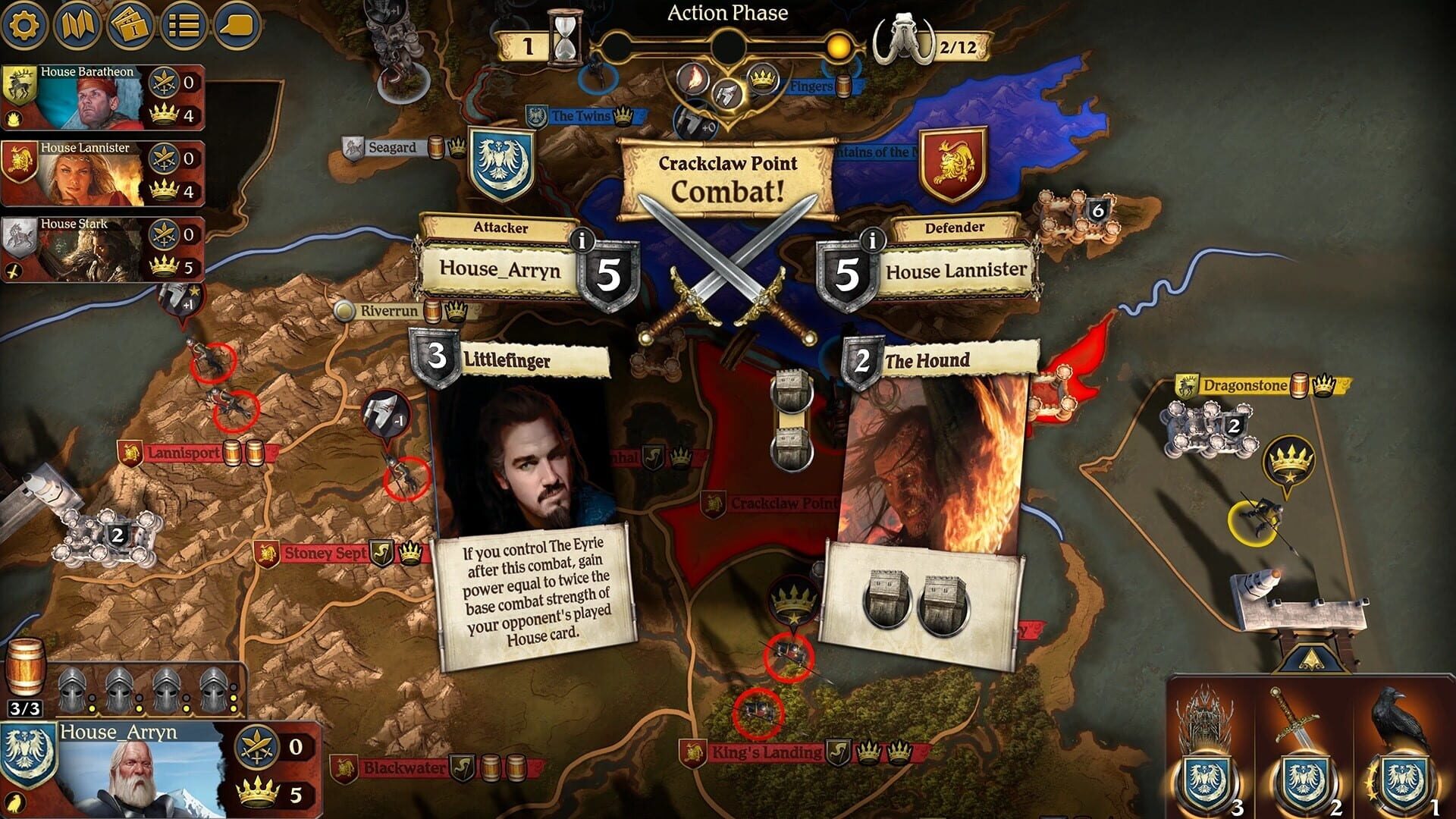 Screenshot for A Game of Thrones: The Board Game - Digital Edition: A Feast for Crows