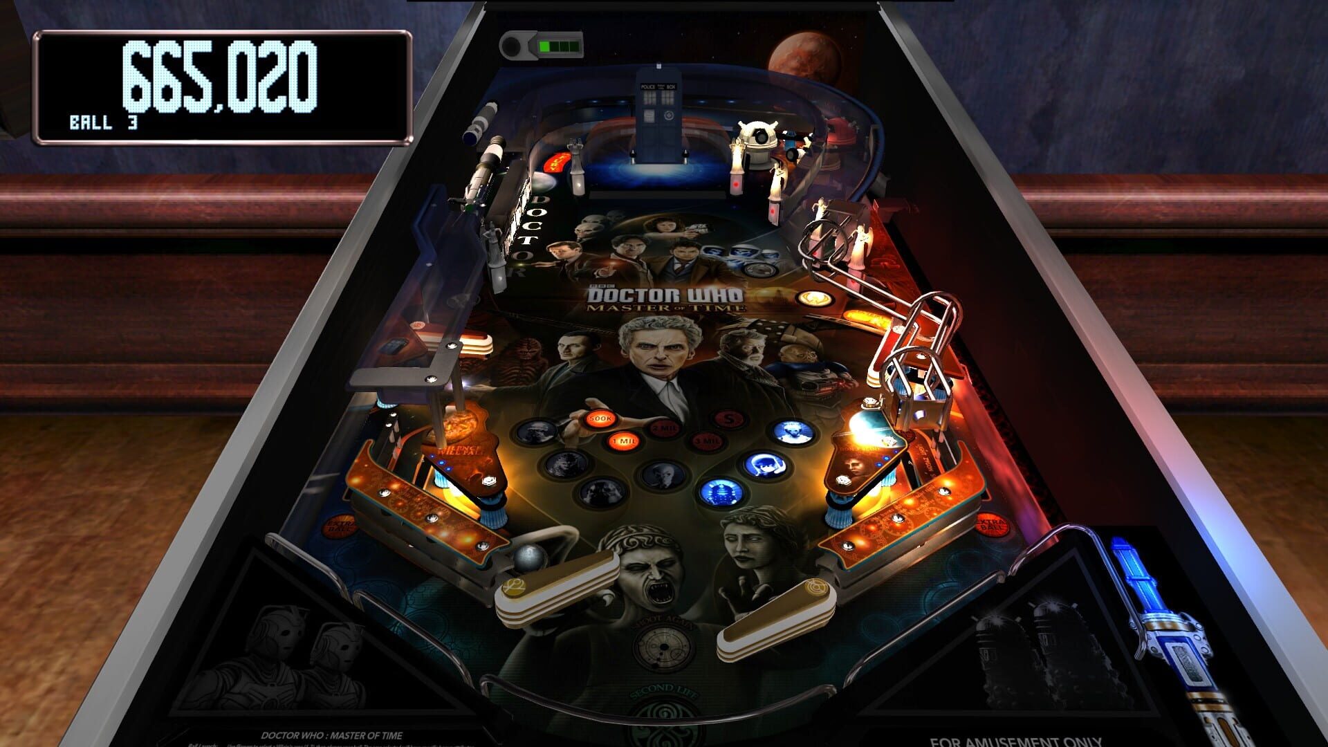 Screenshot for Pinball Arcade: Doctor Who - Master of Time