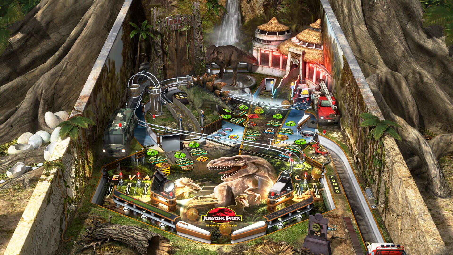 Screenshot for Pinball FX3: Jurassic World Pinball