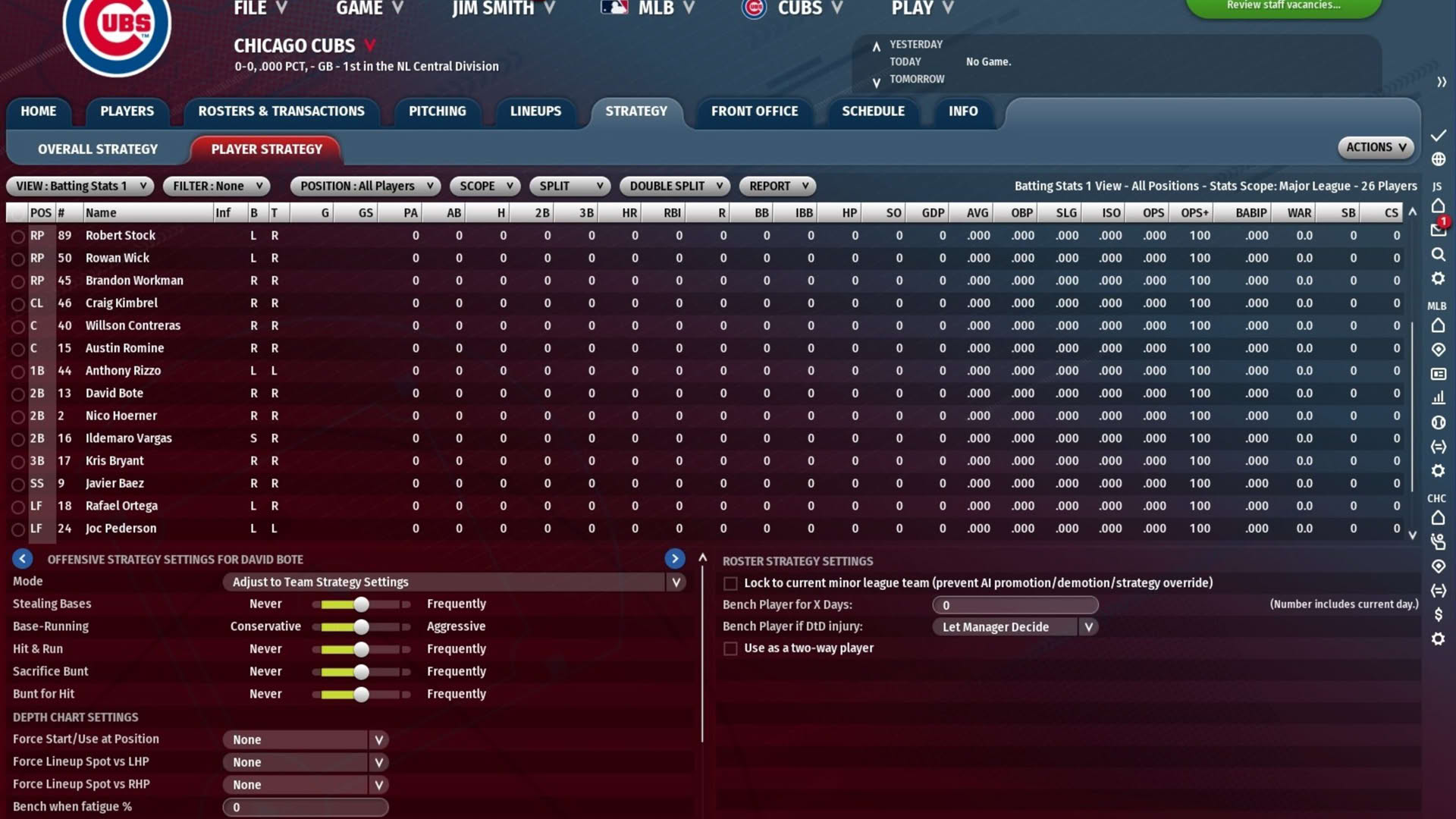 Screenshot for Out of the Park Baseball 22
