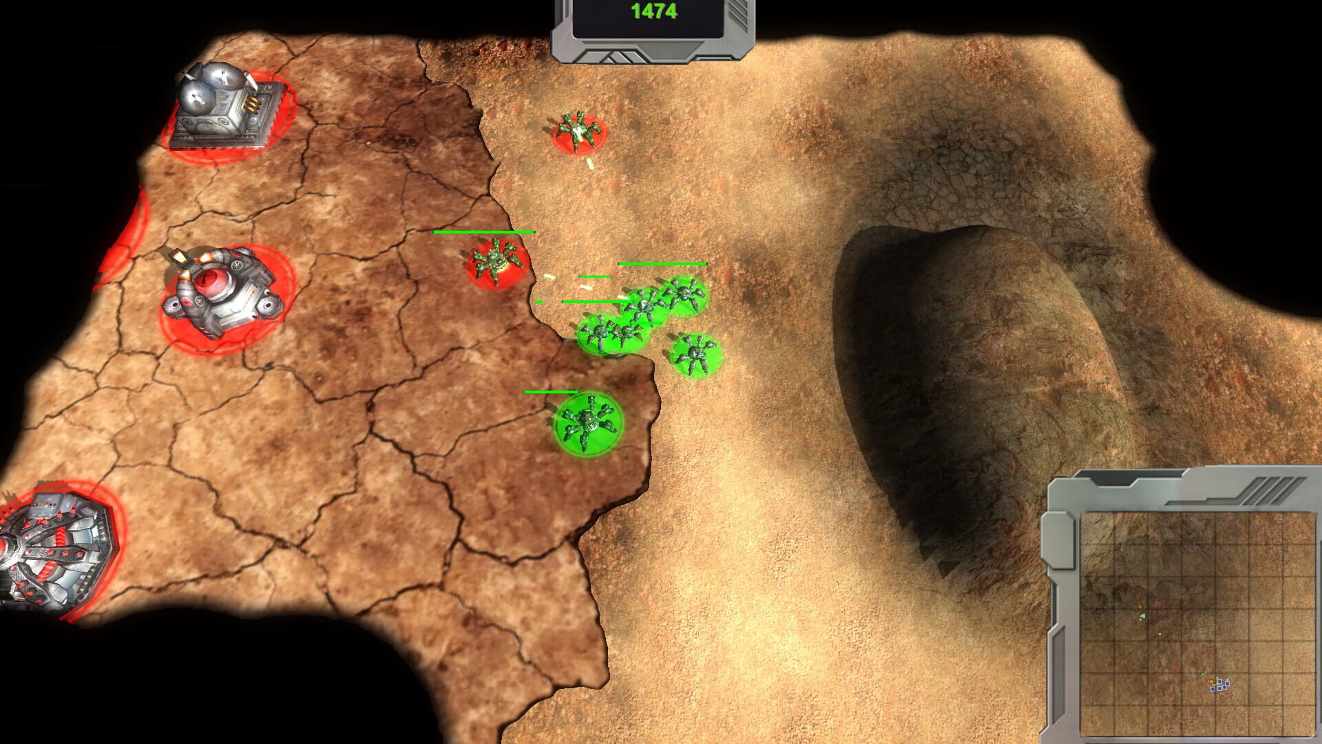 Screenshot for Spider-Robots War