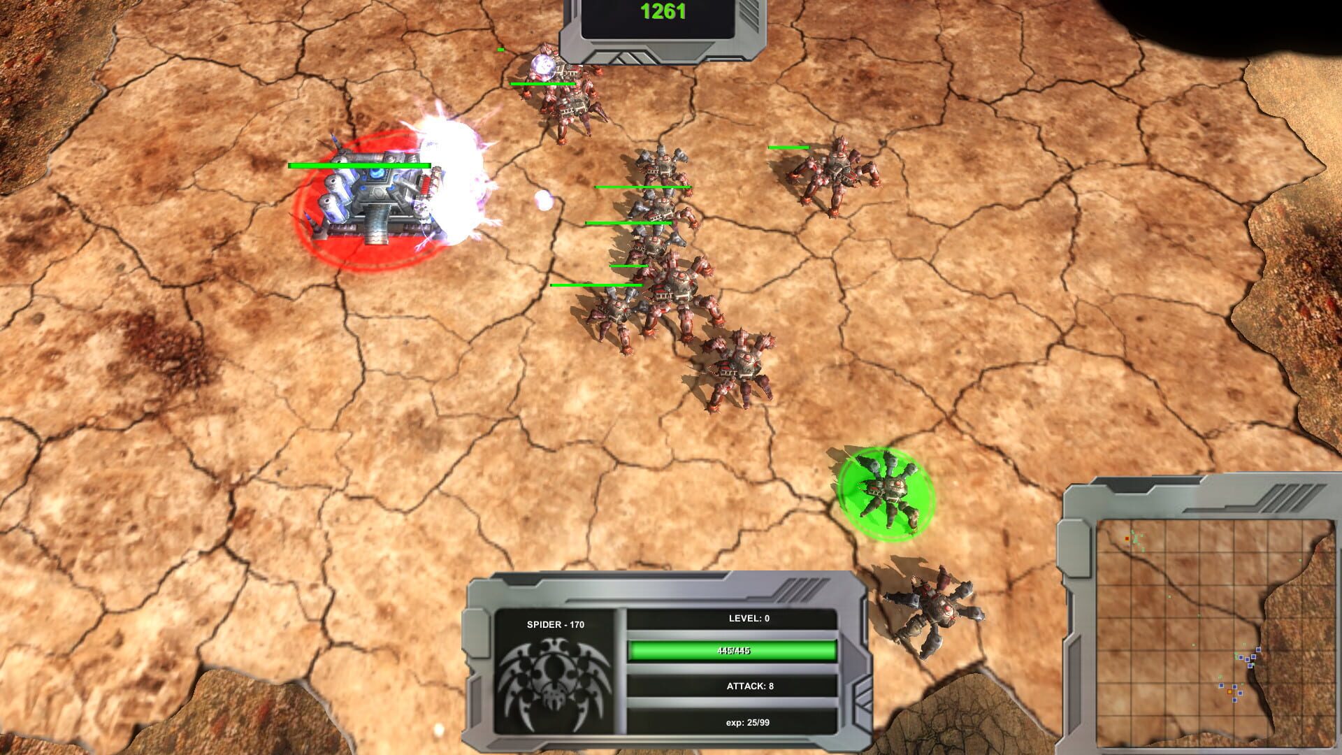 Screenshot for Spider-Robots War