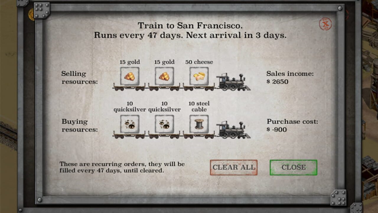 Screenshot for 1849: Nevada Silver