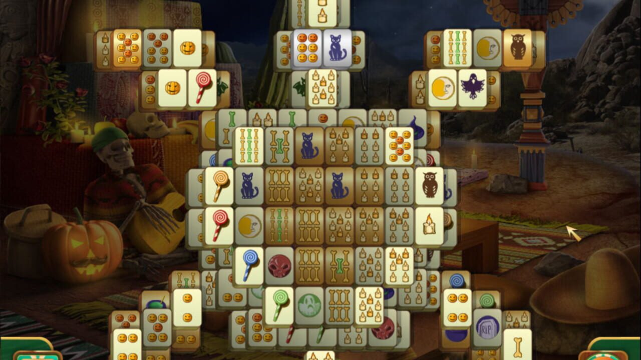 Screenshot for Spooky Mahjong