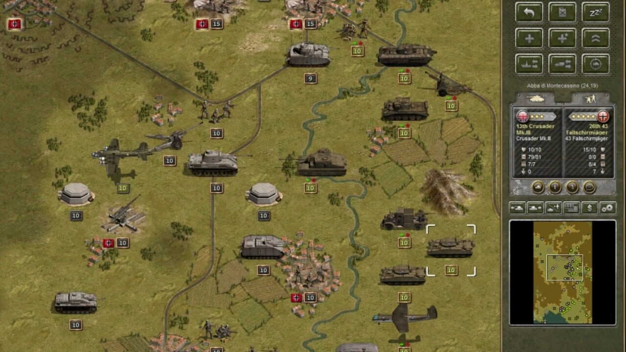 Screenshot for Panzer Corps: Allied Corps
