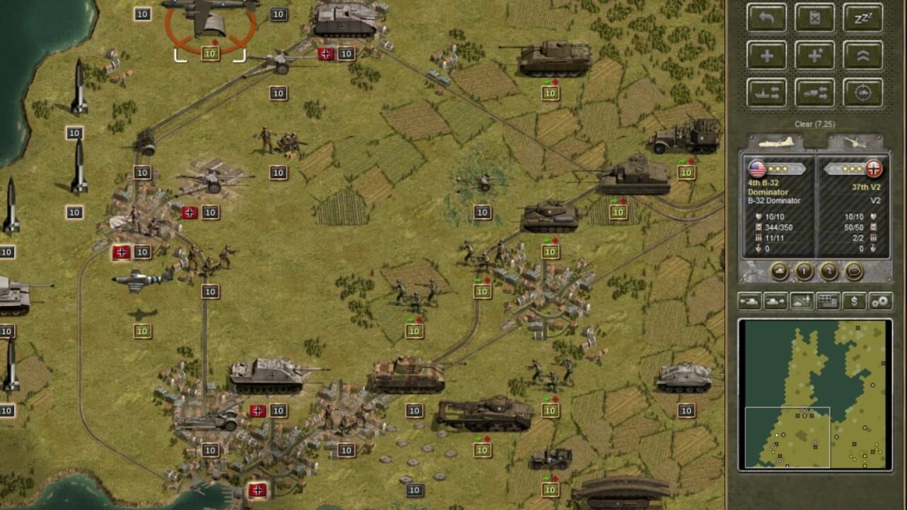 Screenshot for Panzer Corps: Allied Corps