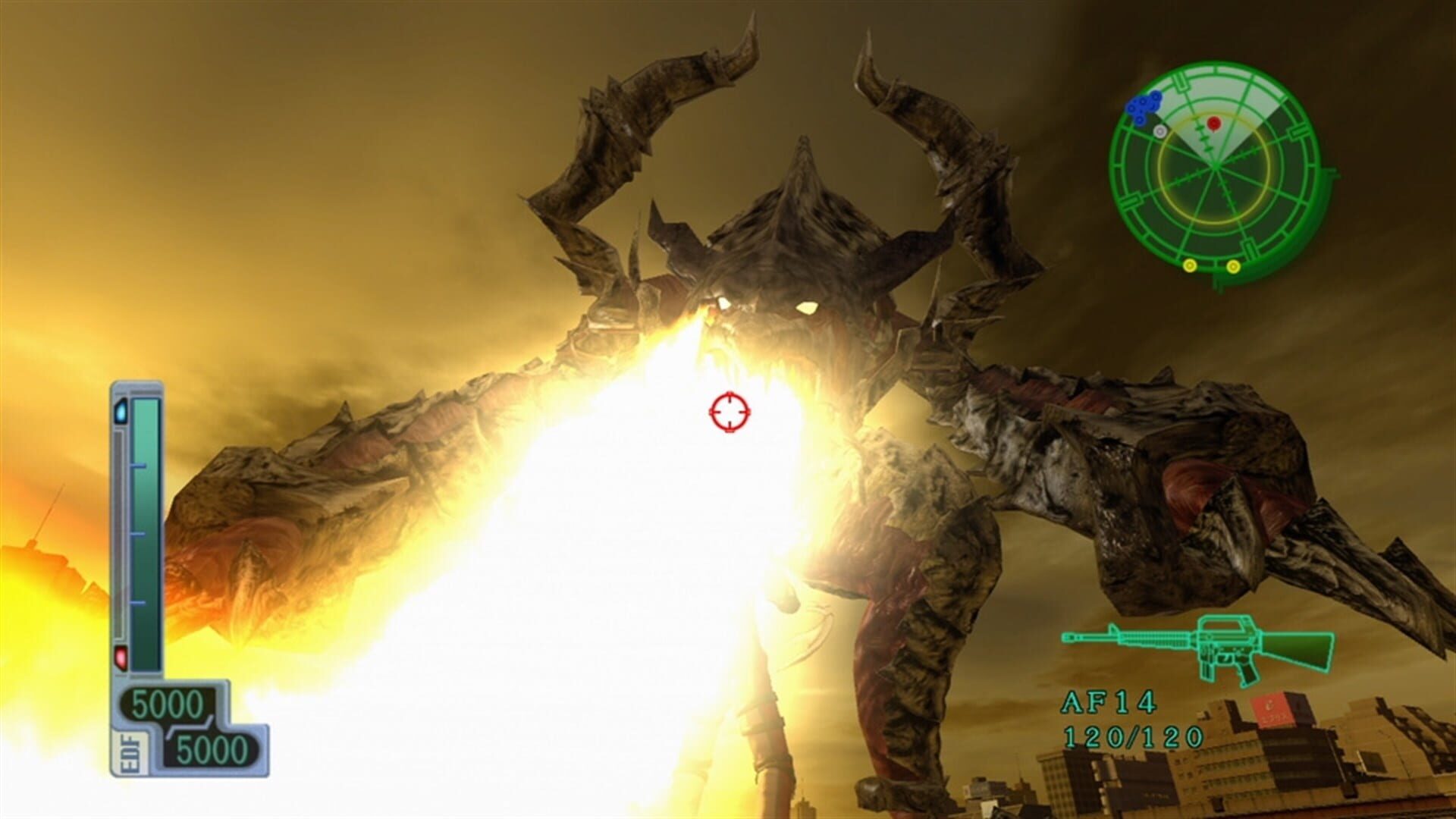 Screenshot for Earth Defense Force 2017