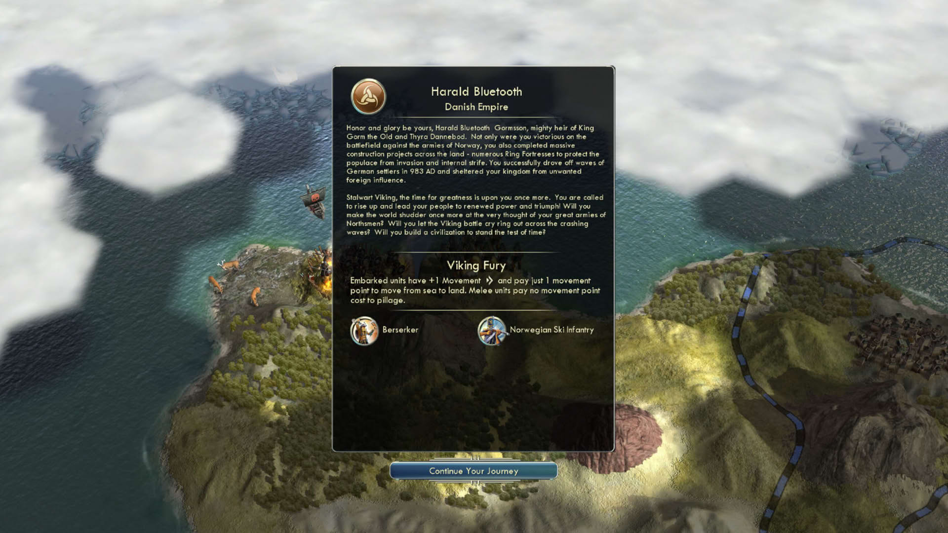 Screenshot for Sid Meier's Civilization V: Civ and Scenario Pack - Denmark (The Vikings)