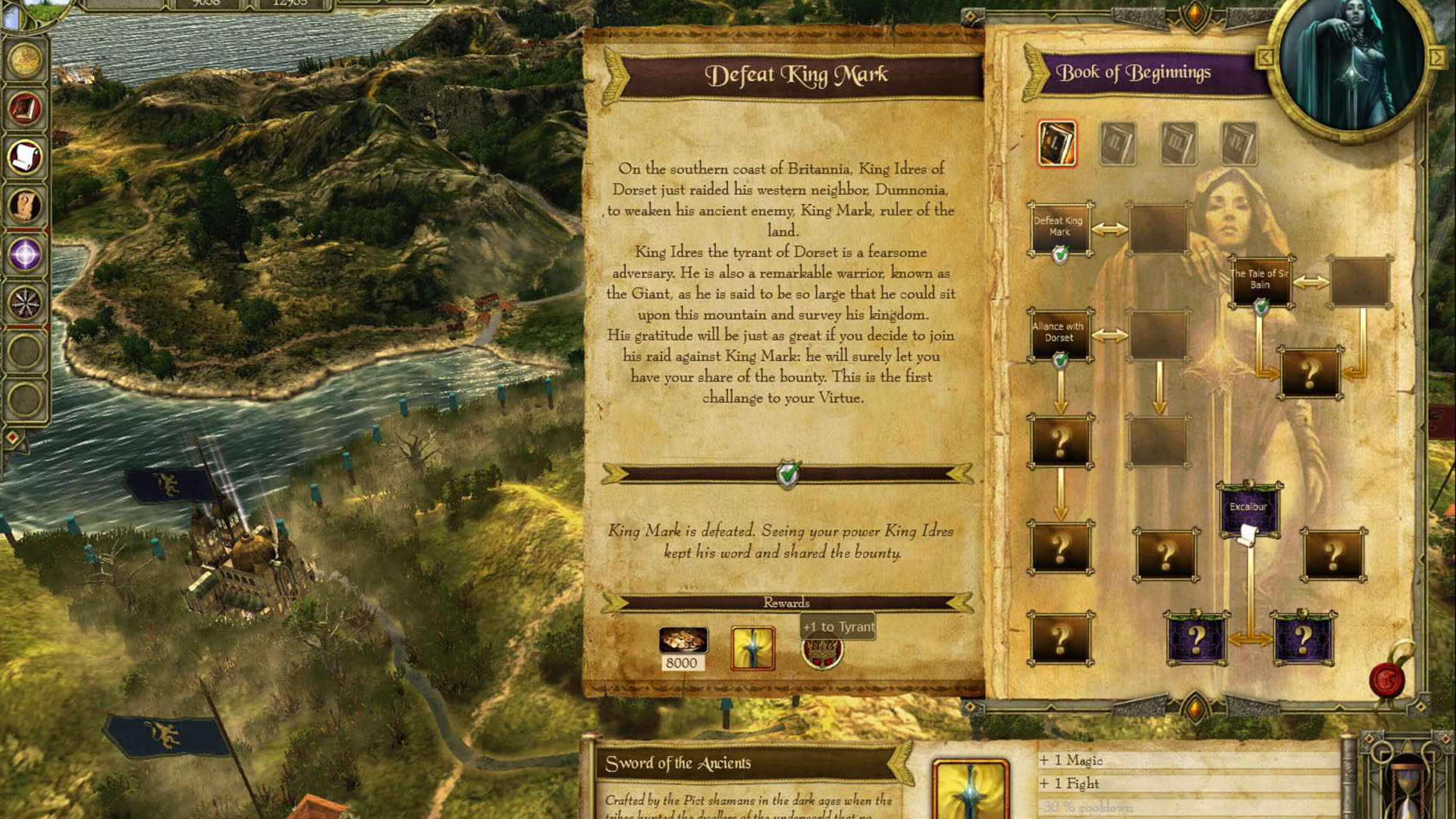 Screenshot for King Arthur: Knights and Vassals