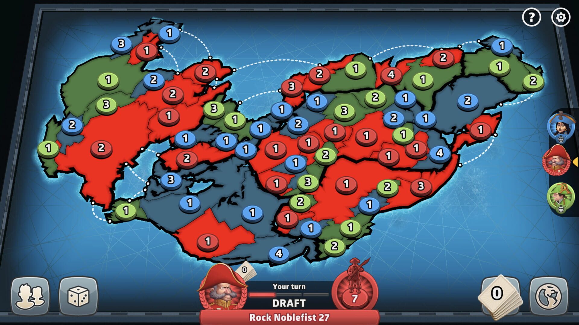 Screenshot for Risk: Global Domination - New World Views Map Pack