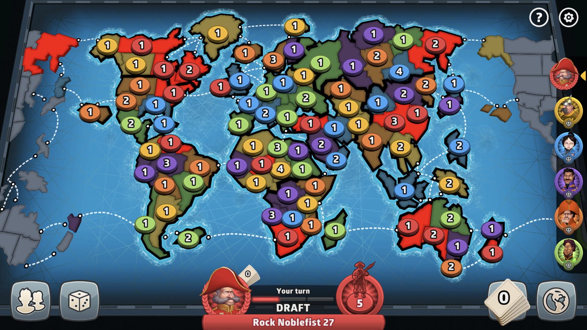 Screenshot for Risk: Global Domination - New World Views Map Pack