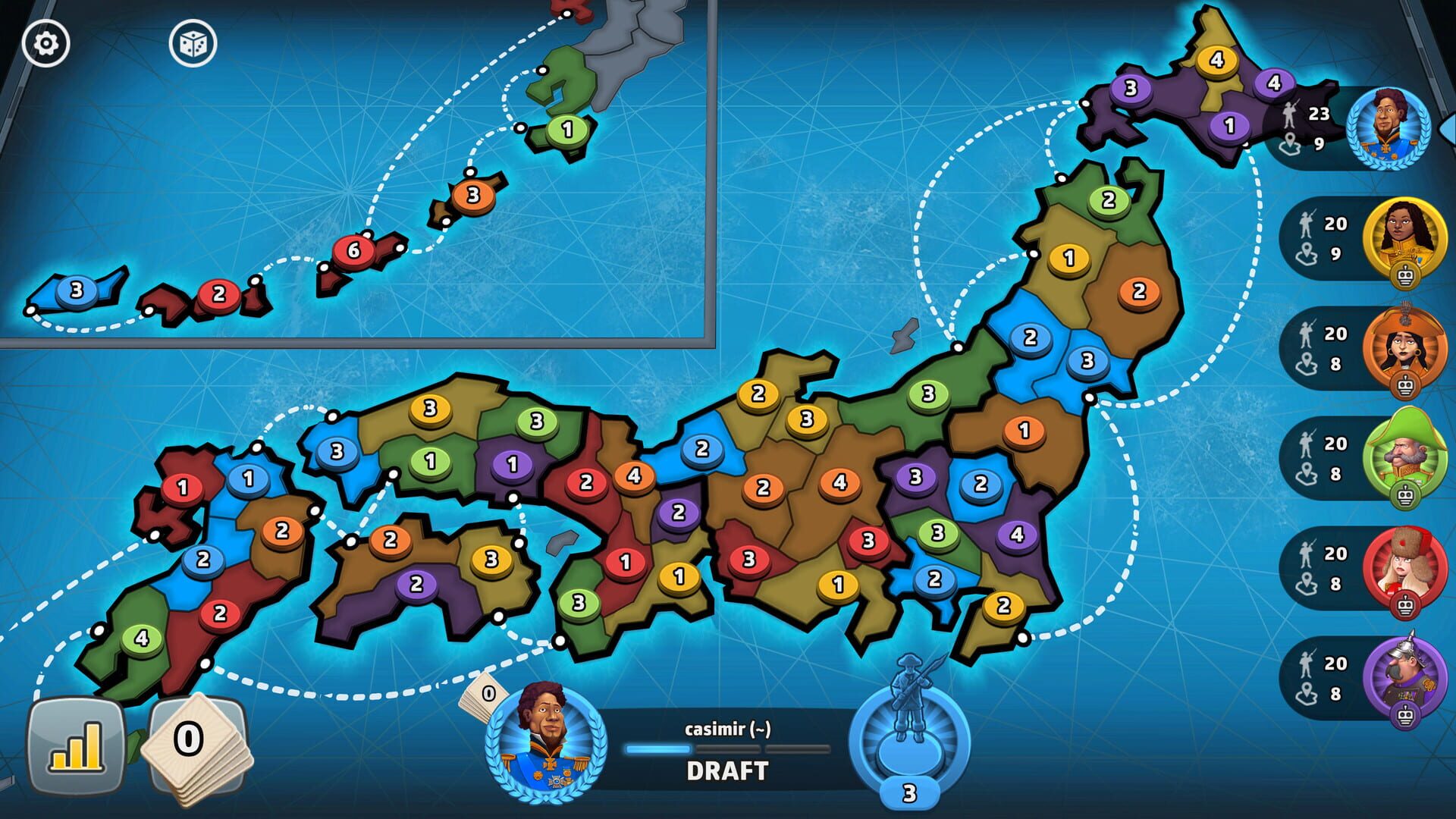 Screenshot for Risk: Global Domination - Countries & Continents 2 Map Pack