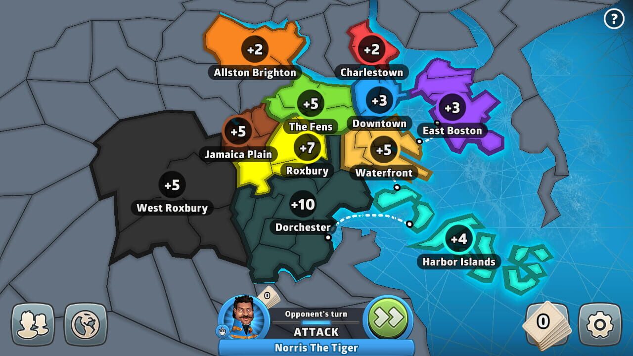 Screenshot for Risk: Global Domination - US City Map Pack