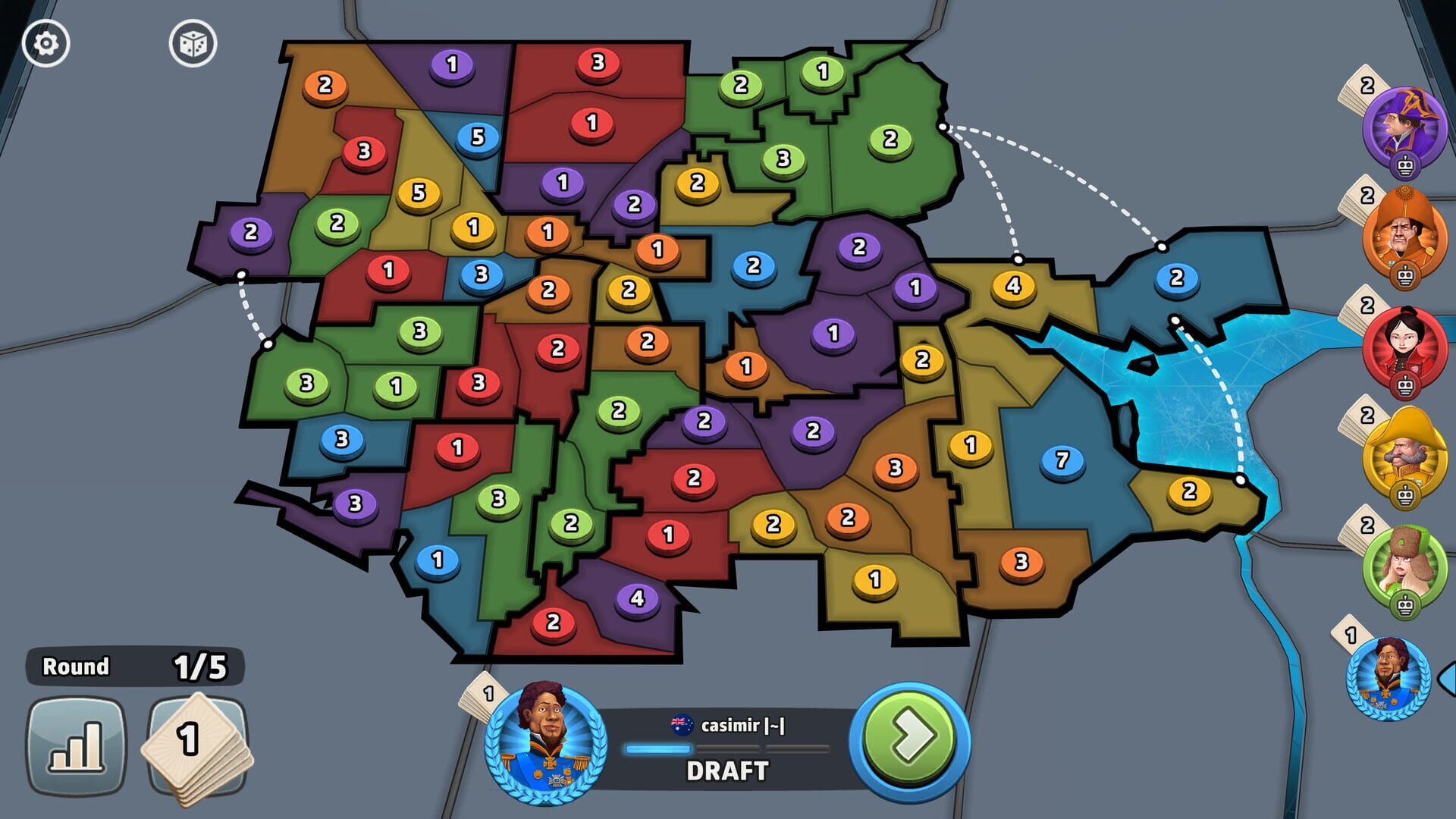 Screenshot for Risk: Global Domination - US City Map Pack
