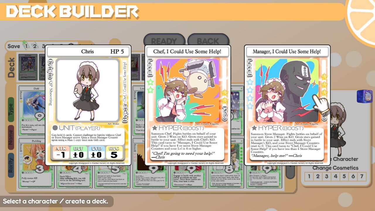 Screenshot for 100% Orange Juice: Chris & Kyupita
