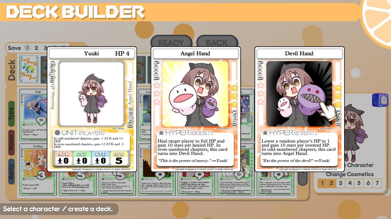 Screenshot for 100% Orange Juice: Yuuki & Islay