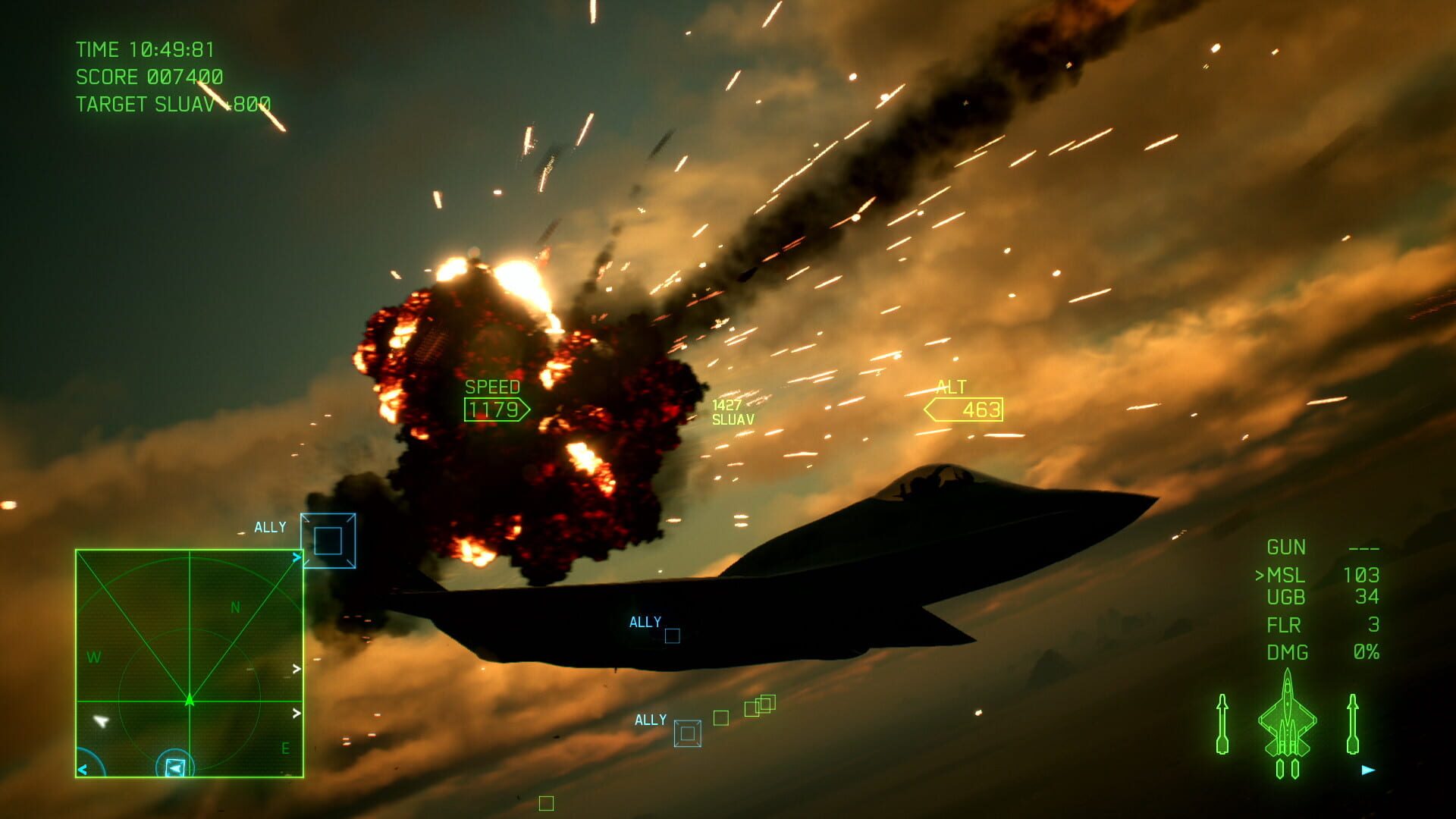 Screenshot for Ace Combat 7: Skies Unknown - Ten Million Relief Plan