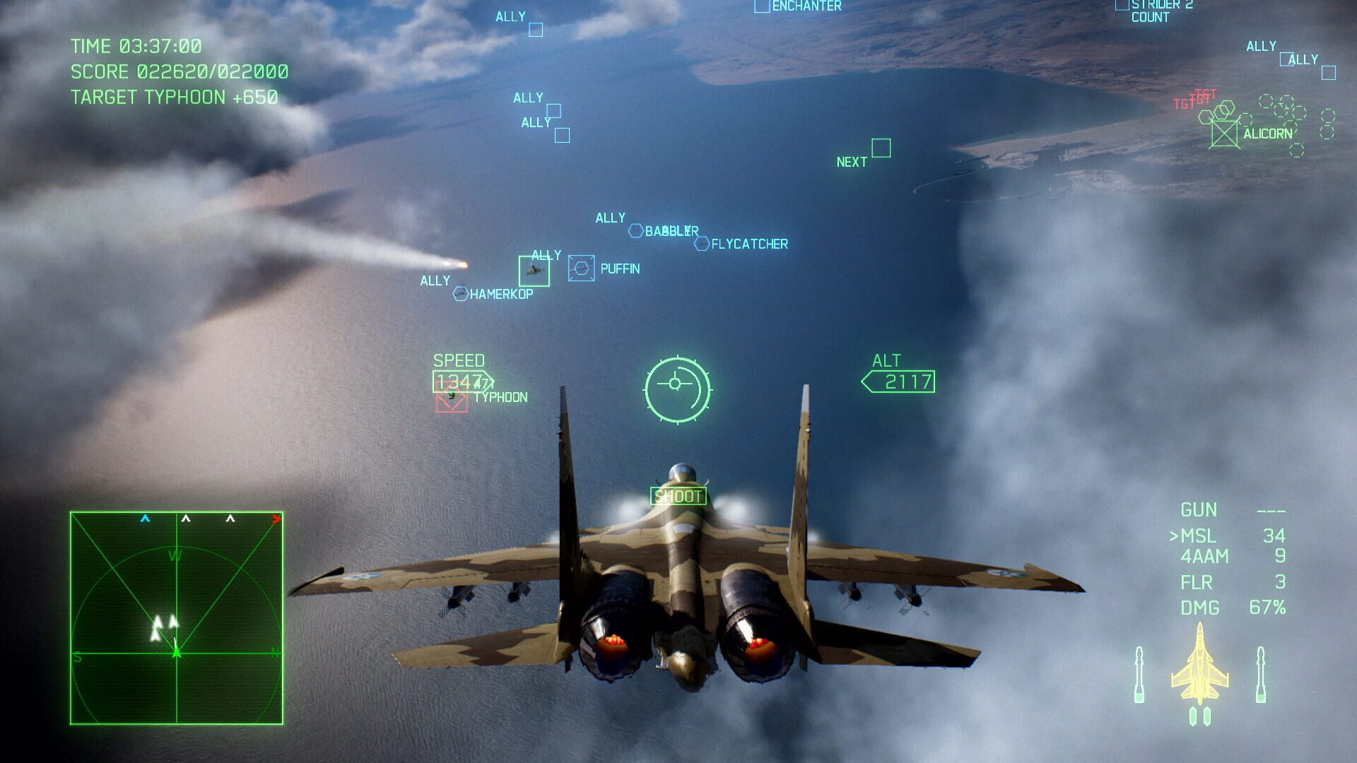 Screenshot for Ace Combat 7: Skies Unknown - Unexpected Visitor