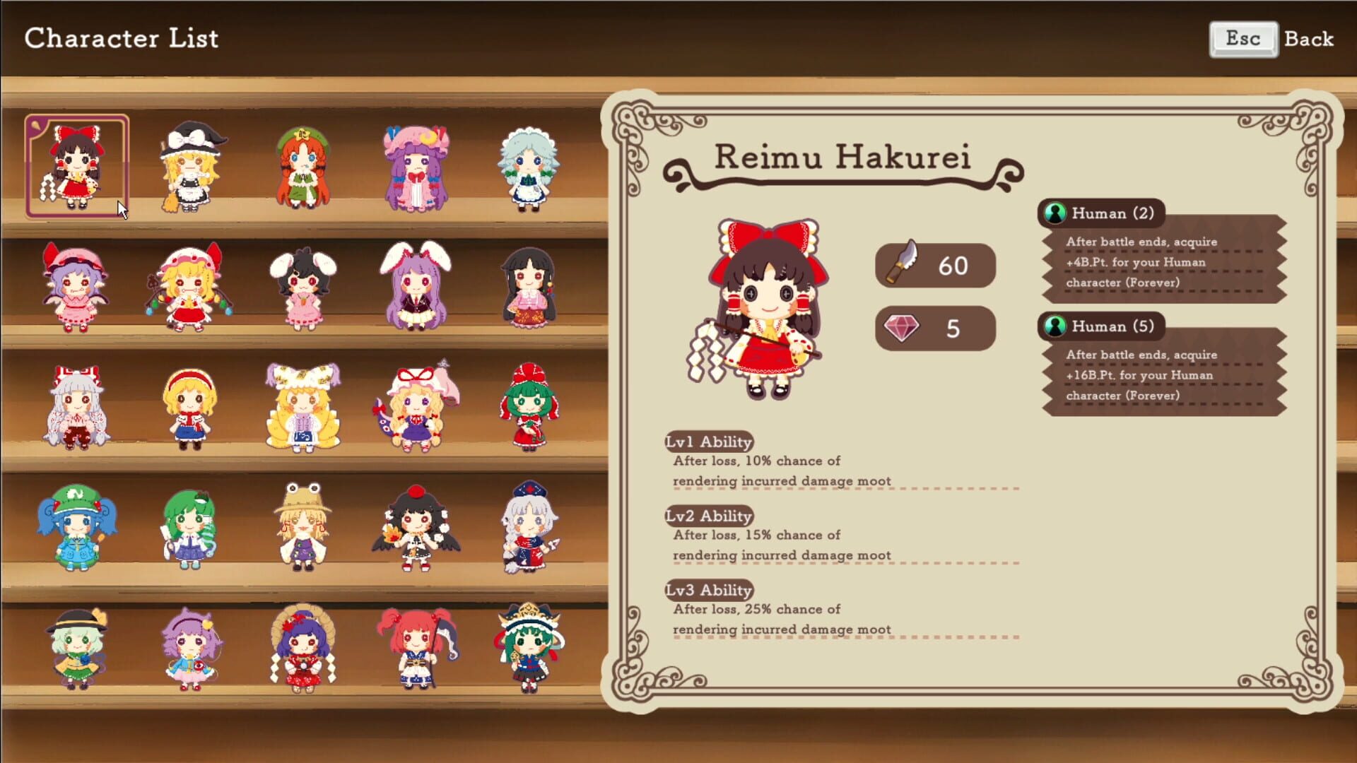 Screenshot for Touhou DollDraft