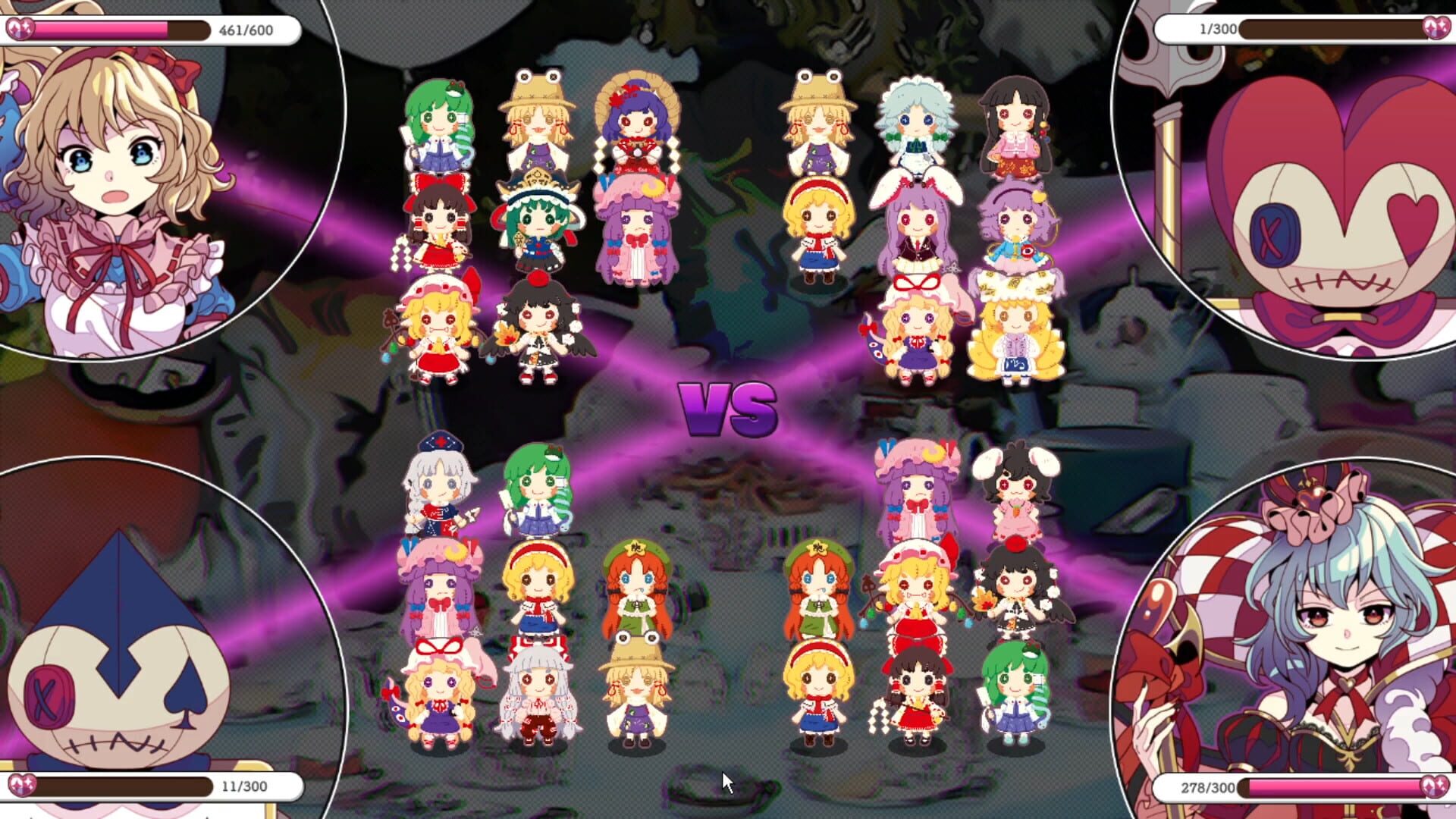 Screenshot for Touhou DollDraft
