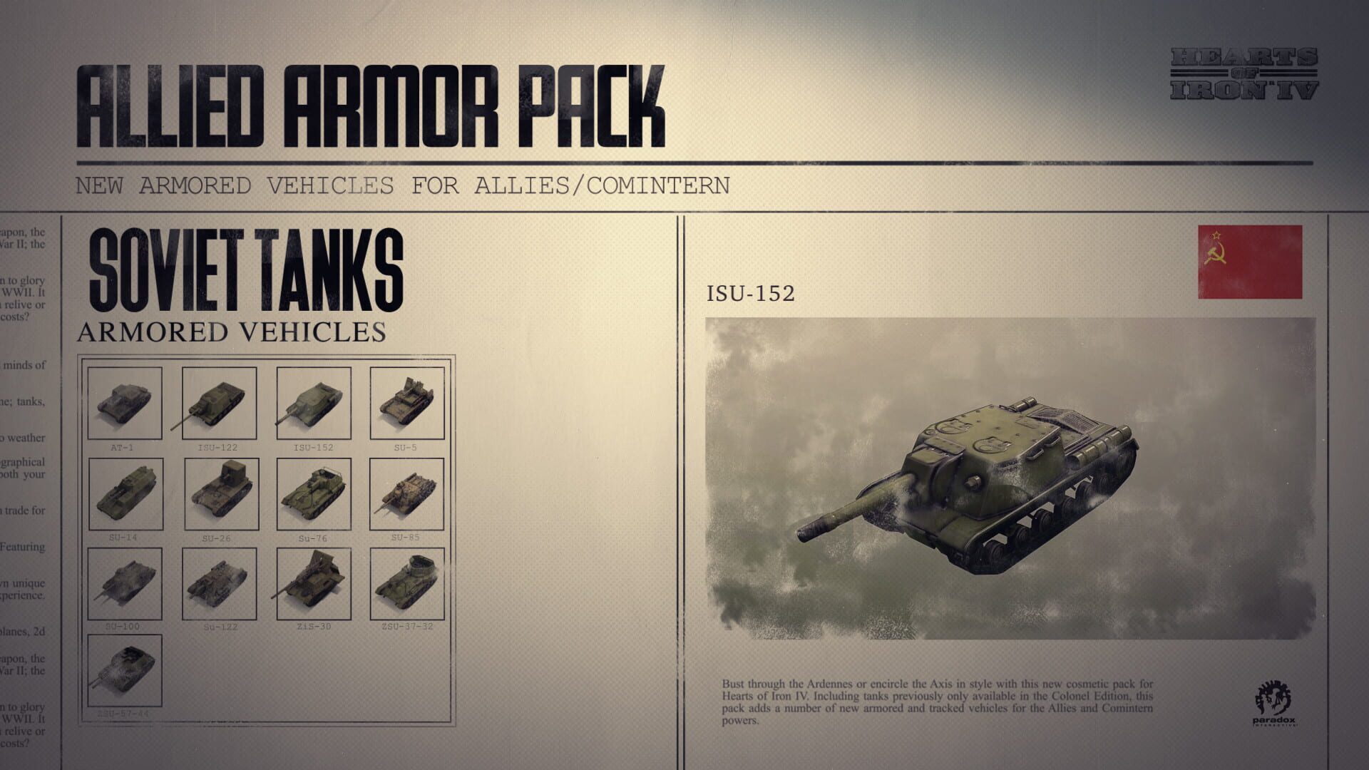 Screenshot for Hearts of Iron IV: Allied Armor Pack