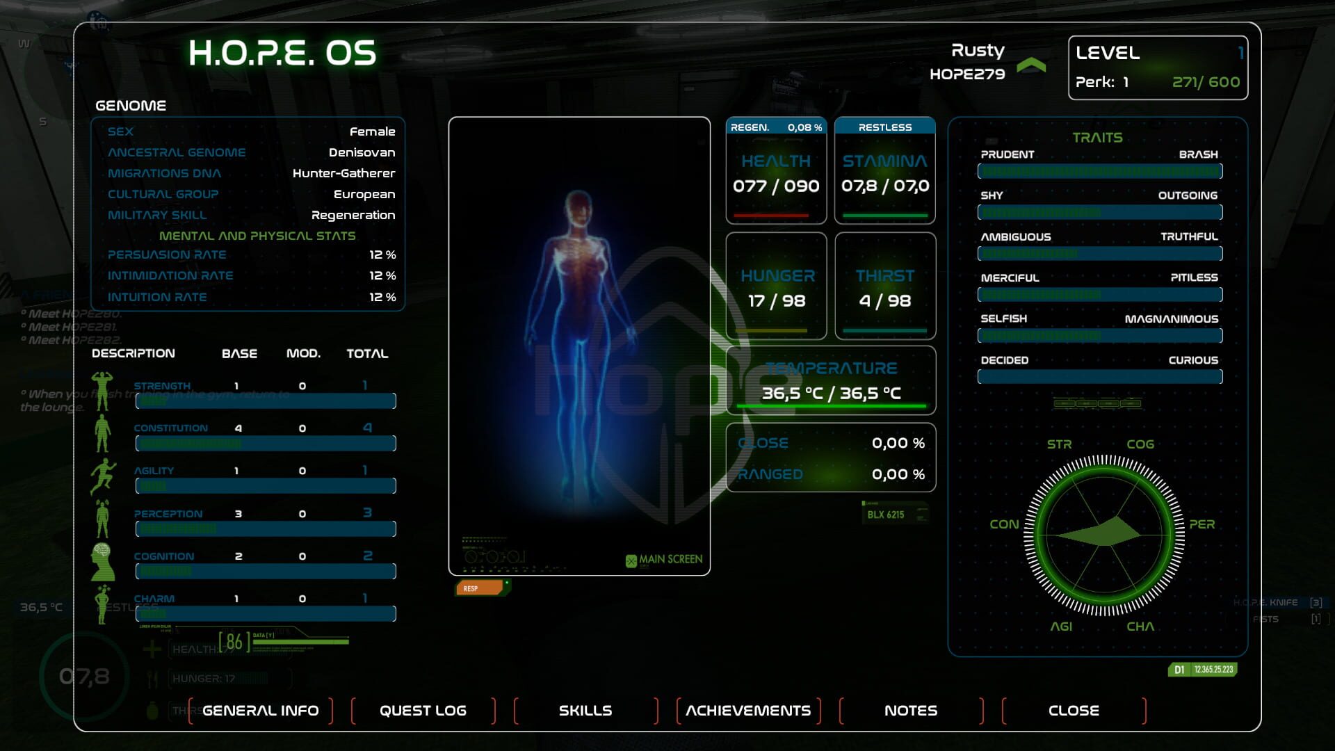 Screenshot for Beyond Mankind: The Awakening
