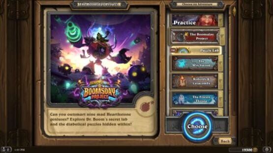 Screenshot for Hearthstone: The Boomsday Project